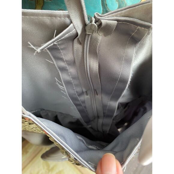 Incomplete Handmade Silver Sequin Tiered Holiday Dress Girls Size 7 - Picture 8 of 8